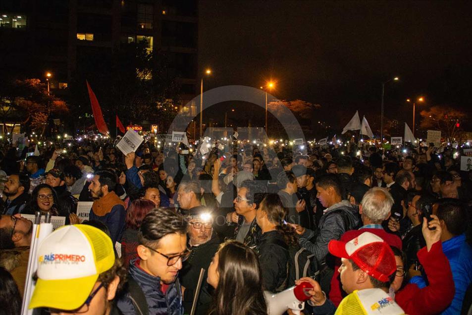 Cientos de manifestantes en Colombia pidieron la renuncia del fiscal general