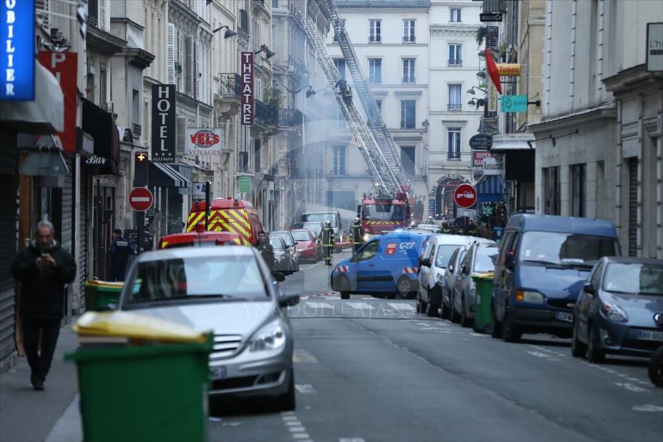 وقوع انفجار ناشی از نشت گاز در پاریس فرانسه