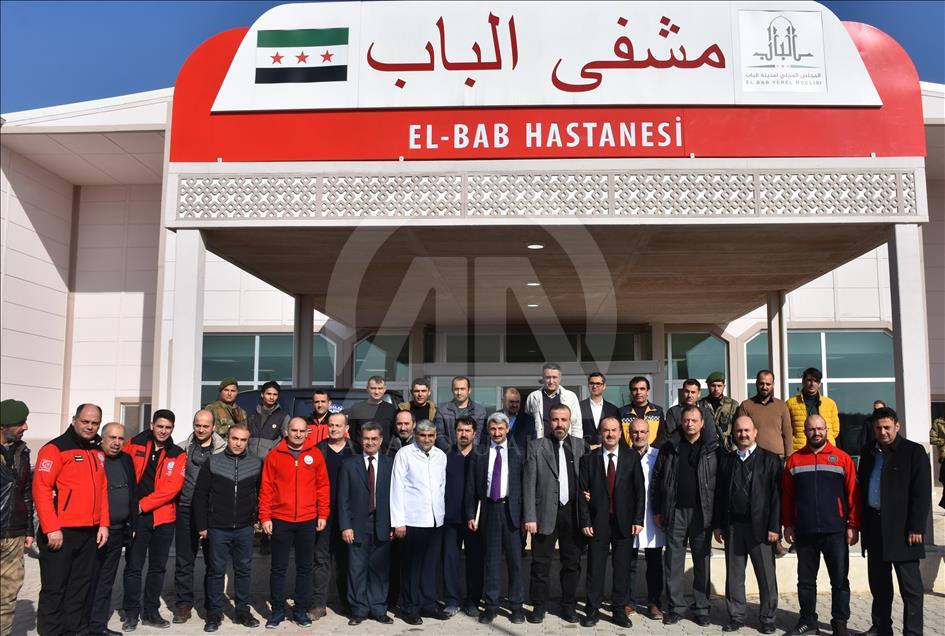 Kamu Hastaneleri Genel Müdür Yardımcısı Kotanoğlu, Suriye'de Sağlık Bakanlığının inşa ettiği hastaneleri ziyaret etti