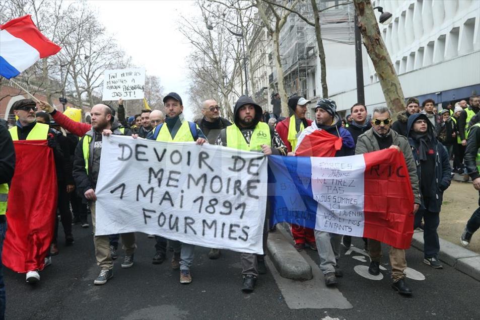 Protesta de Chalecos Amarillos en Paris