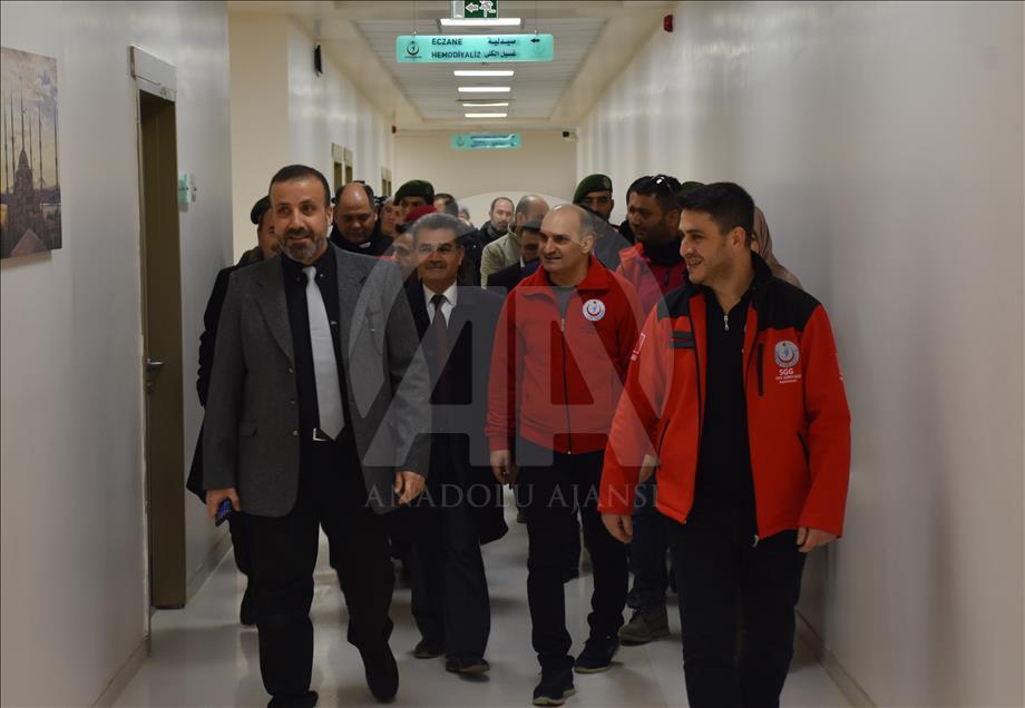 Kamu Hastaneleri Genel Müdür Yardımcısı Kotanoğlu, Suriye'de Sağlık Bakanlığının inşa ettiği hastaneleri ziyaret etti