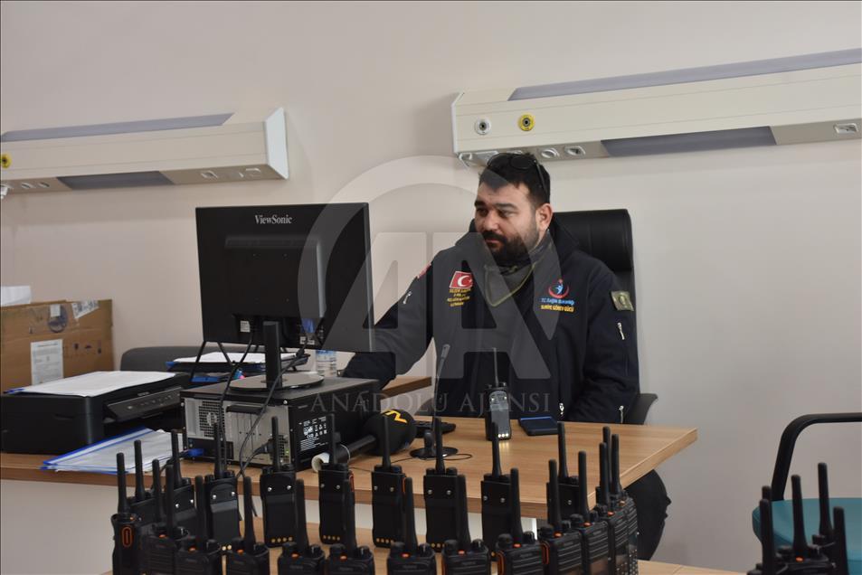 Suriye'de terörden temizlenen bölgede "112 acil komuta merkezi" hizmete açıldı