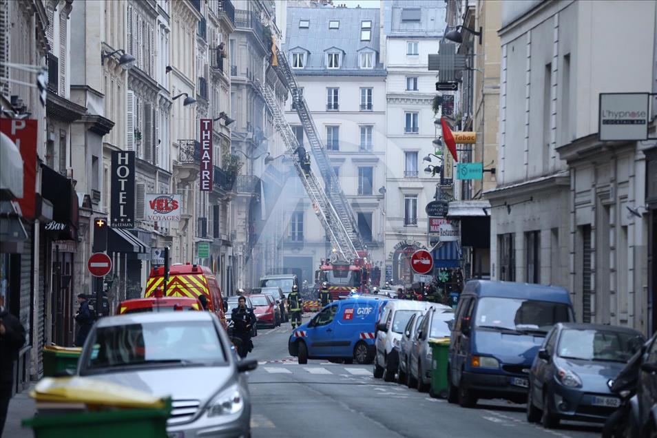 وقوع انفجار ناشی از نشت گاز در پاریس فرانسه