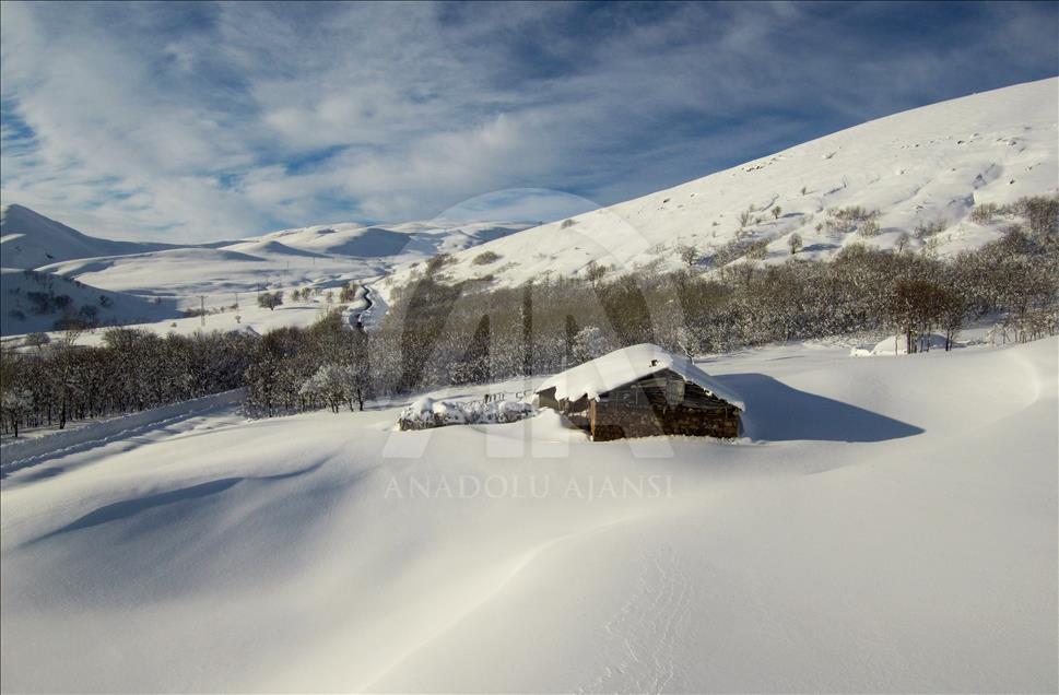 Winter season in Turkey's Mus