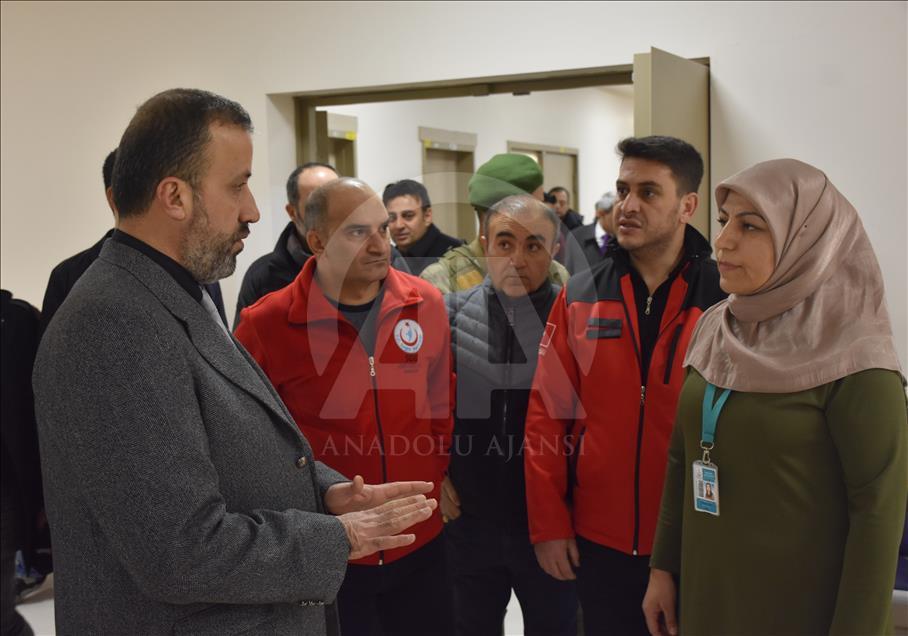 Kamu Hastaneleri Genel Müdür Yardımcısı Kotanoğlu, Suriye'de Sağlık Bakanlığının inşa ettiği hastaneleri ziyaret etti