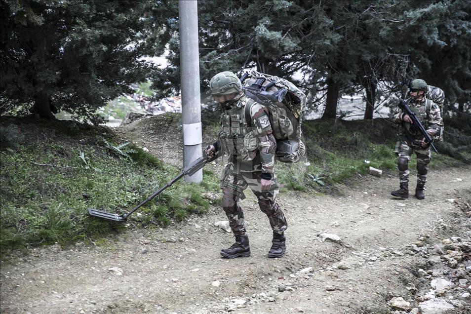 TSK'den İdlib sınırında eğitim faaliyeti