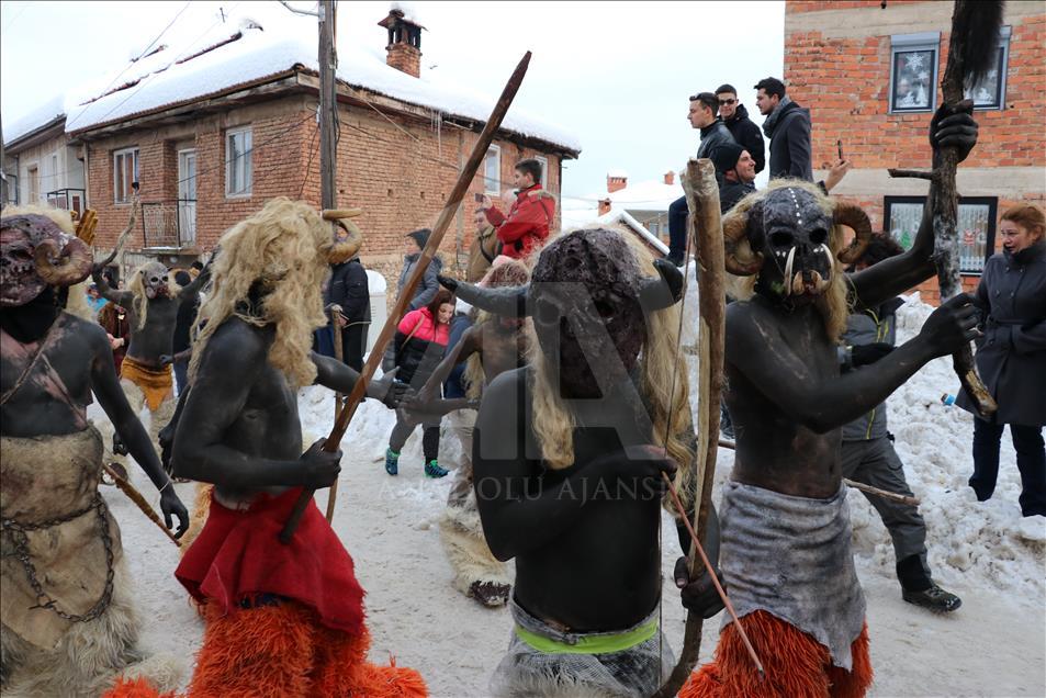Maqedoni, hapet karnavali tradicional në Vevçan
