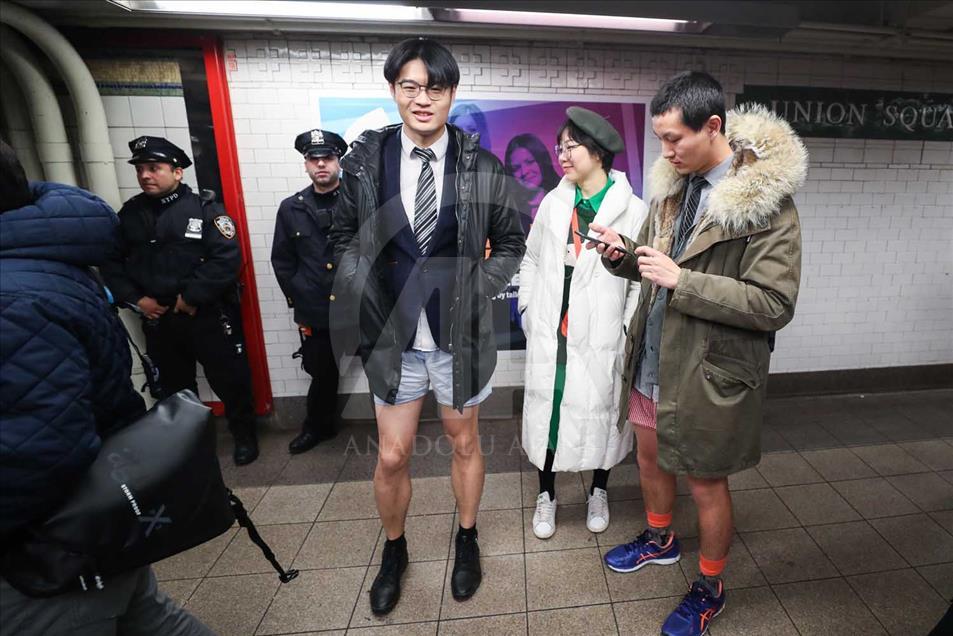 Así se vivió el No Pants Subway Ride en Nueva York