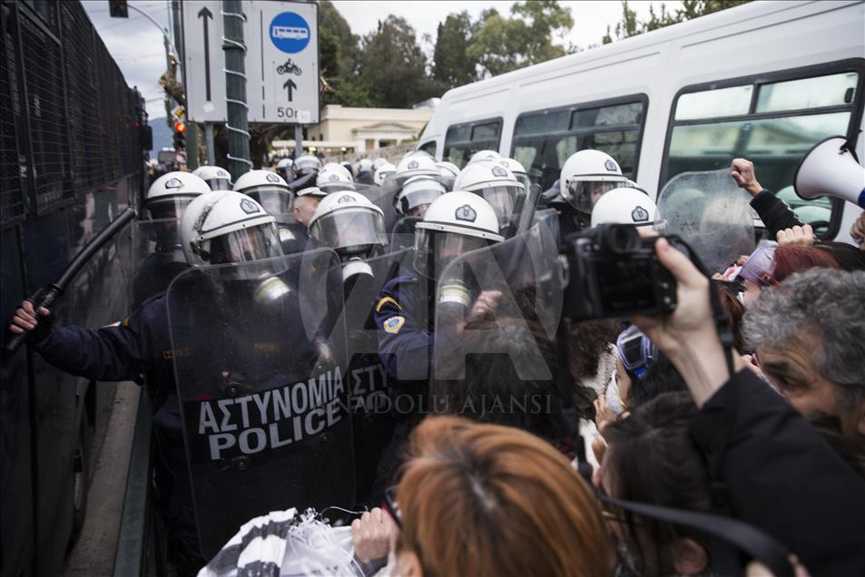 Teachers' protest in Athens