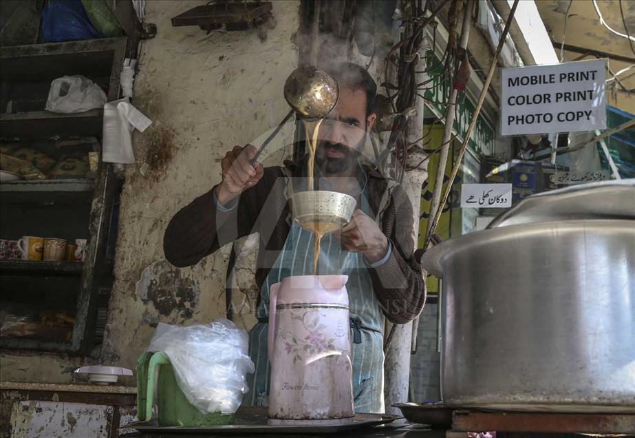 Comida callejera en Lahore, una de las ciudades más pobladas de Pakistán