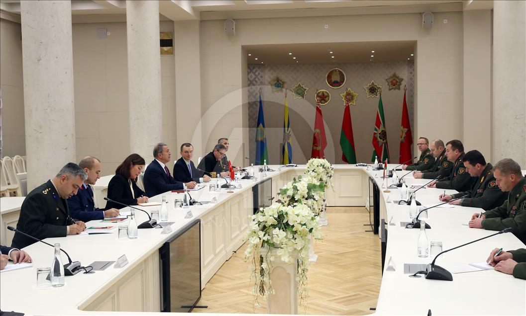 Milli Savunma Bakanı Akar, Belarus'ta