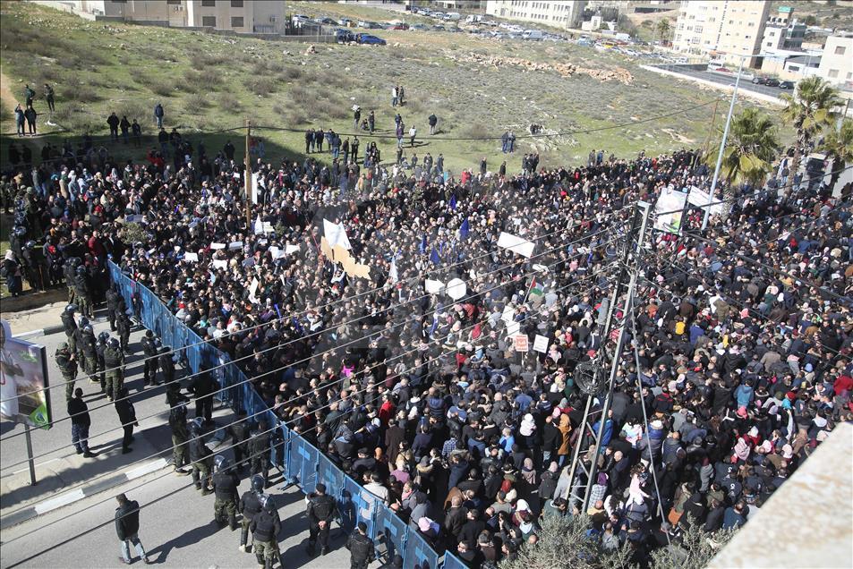 Demonstrasi di Ramallah