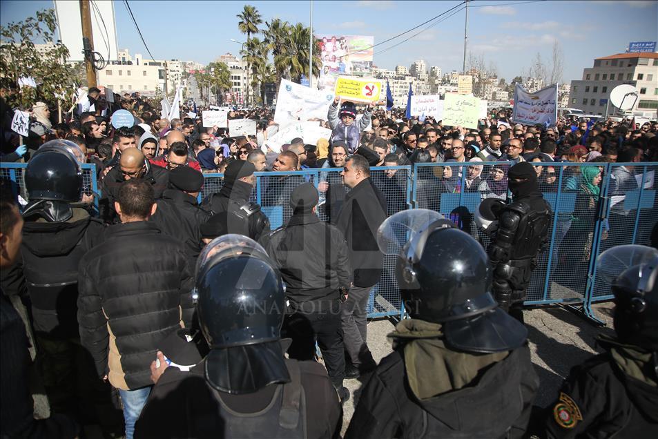 Demonstrasi di Ramallah