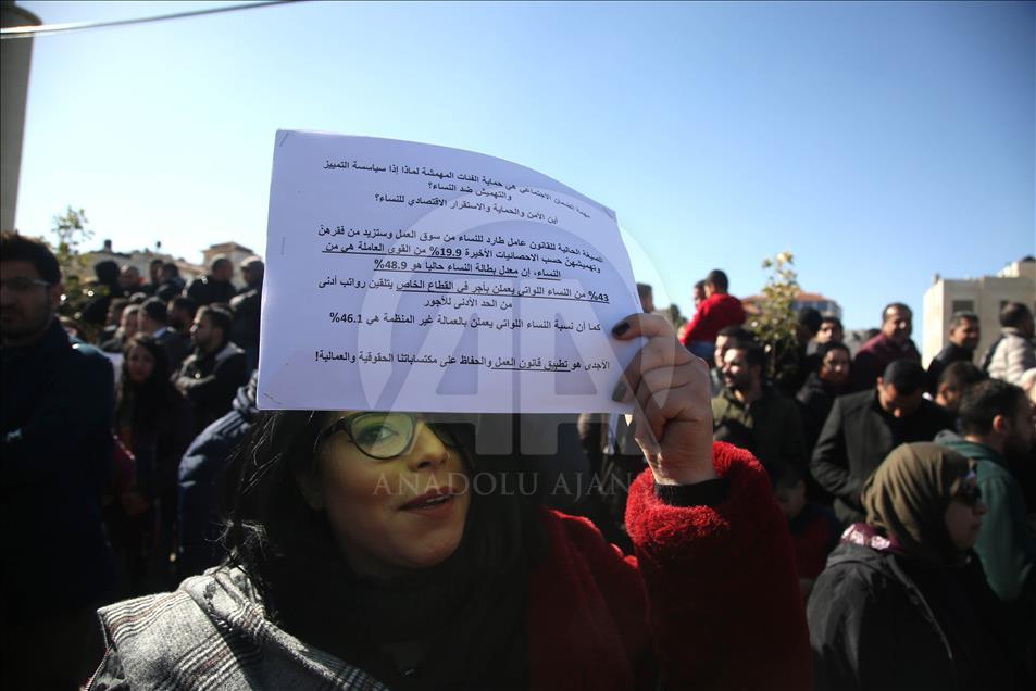 Demonstrasi di Ramallah