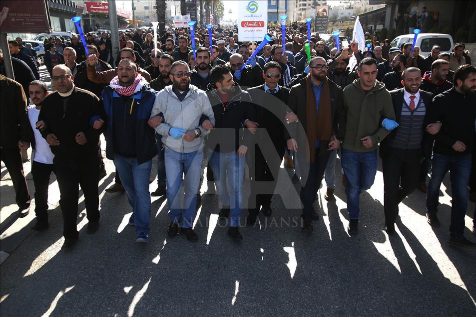 Protest in Ramallah