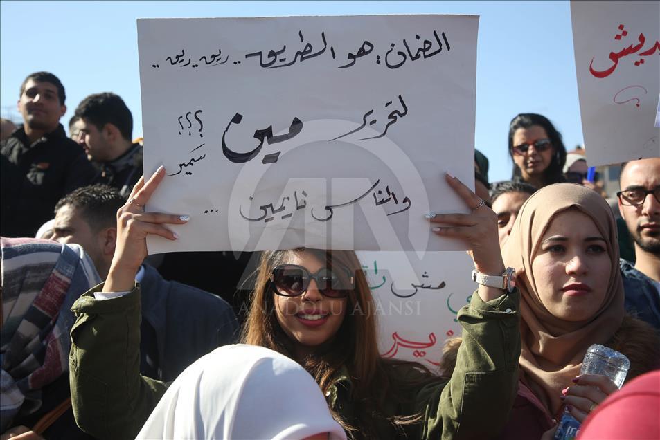 Demonstrasi di Ramallah