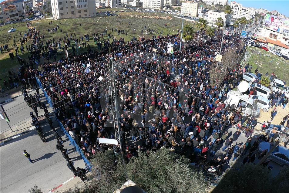 Demonstrasi di Ramallah