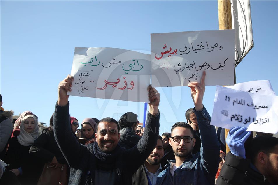 Demonstrasi di Ramallah