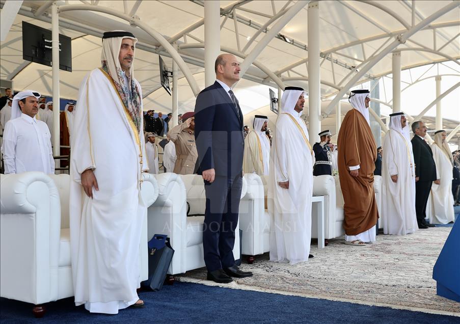 İçişleri Bakanı Soylu Katar'da polis mezuniyet törenine katıldı
