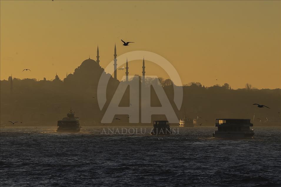 İstanbul'da gün batımı