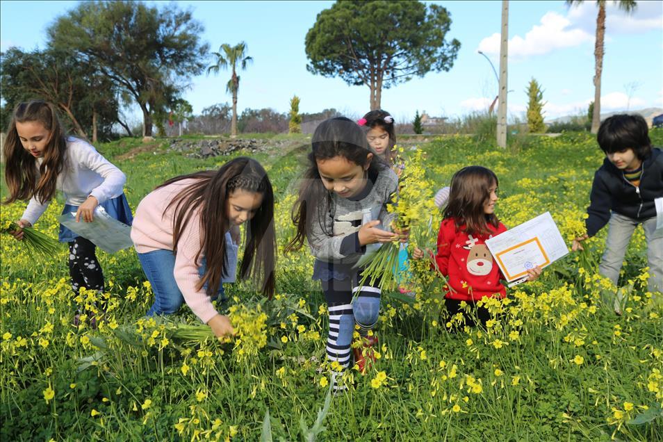 Türkiye'de kar Antalya'da bahar