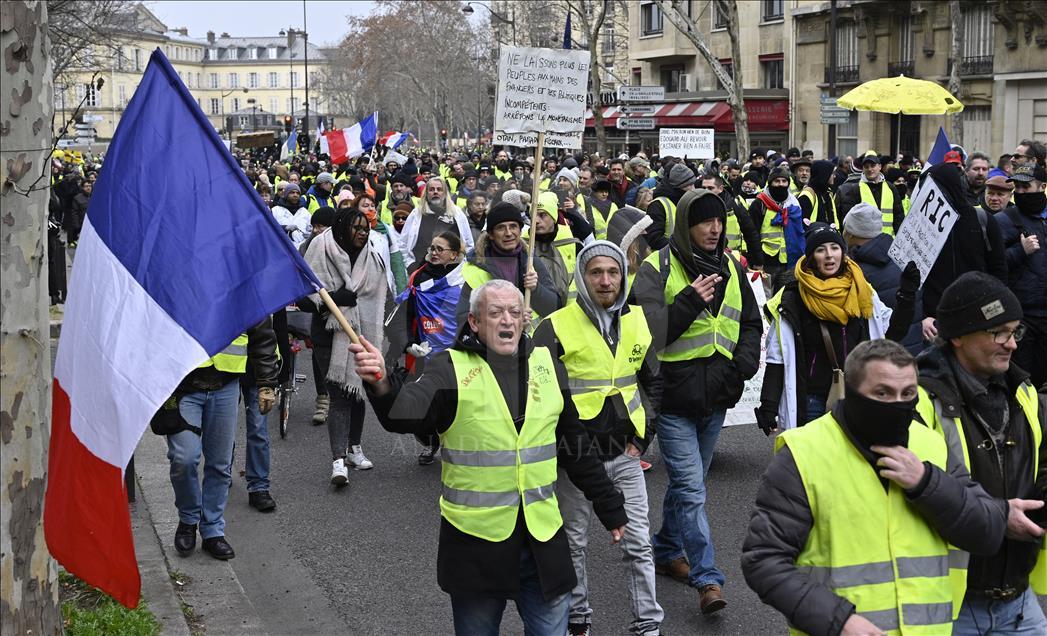 Yellow vest demonstration in Paris