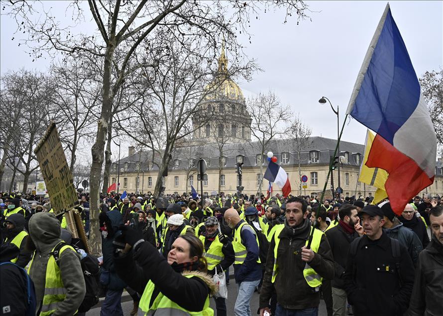 Yellow vest demonstration in Paris