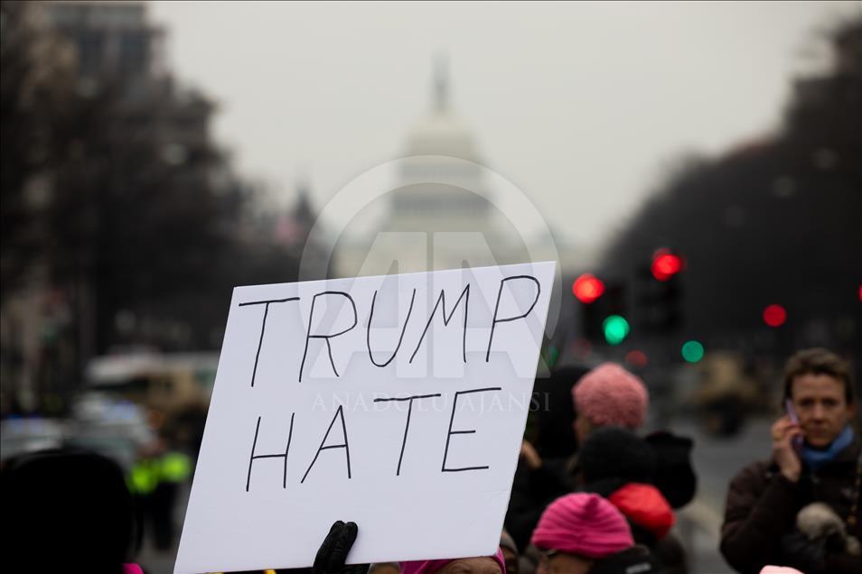 Washington'da kadın yürüyüşü