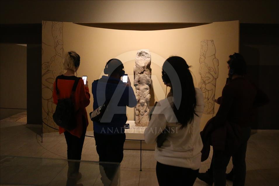 Gobekli Tepe artifacts at Sanliurfa museum complex