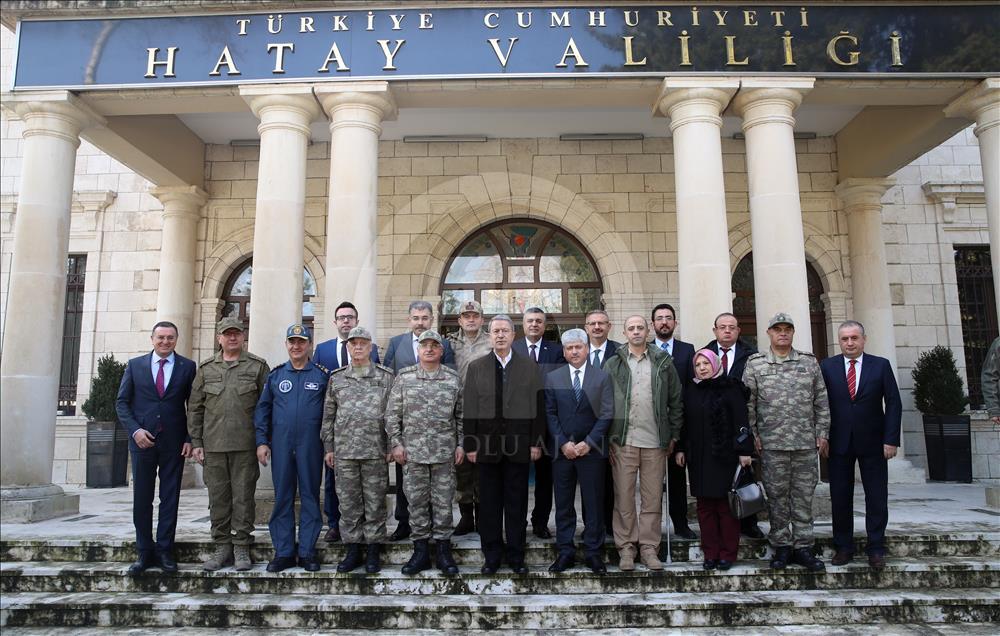 Milli Savunma Bakanı Akar Hatay'da