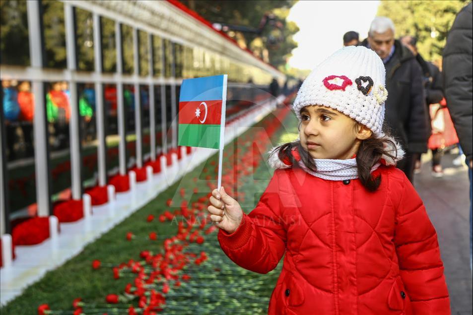 بزرگداشت سالگرد «ژانویه خونین» در جمهوری آذربایجان