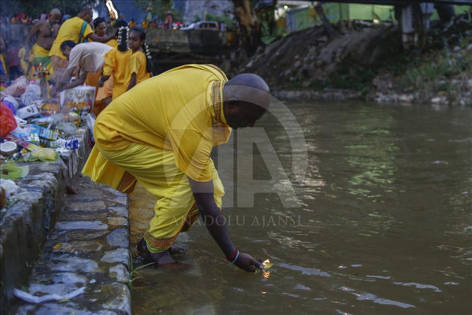 Perayaan festival Thaipusam di Malaysia