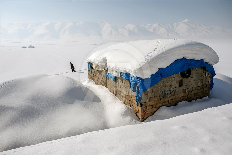 Increíbles imágenes del invierno en el sudeste de Turquía