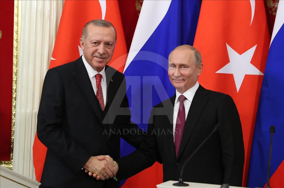 Erdoğan-Putin ortak basın toplantısı