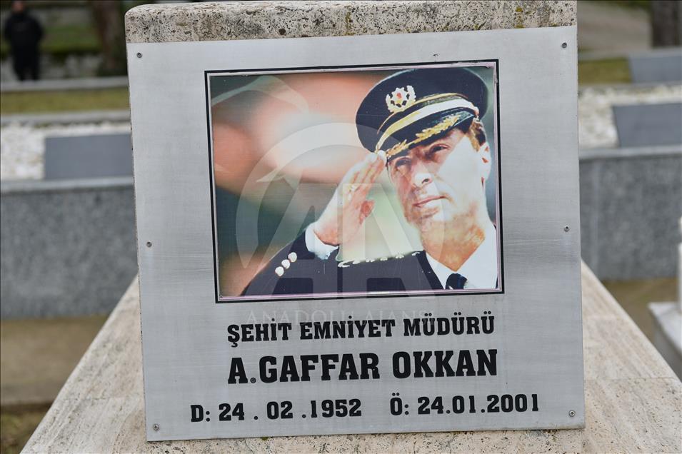 Gaffar Okkan mezarı başında anıldı