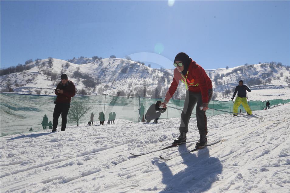 "مهرجان الثلج" في مدينة السليمانية 