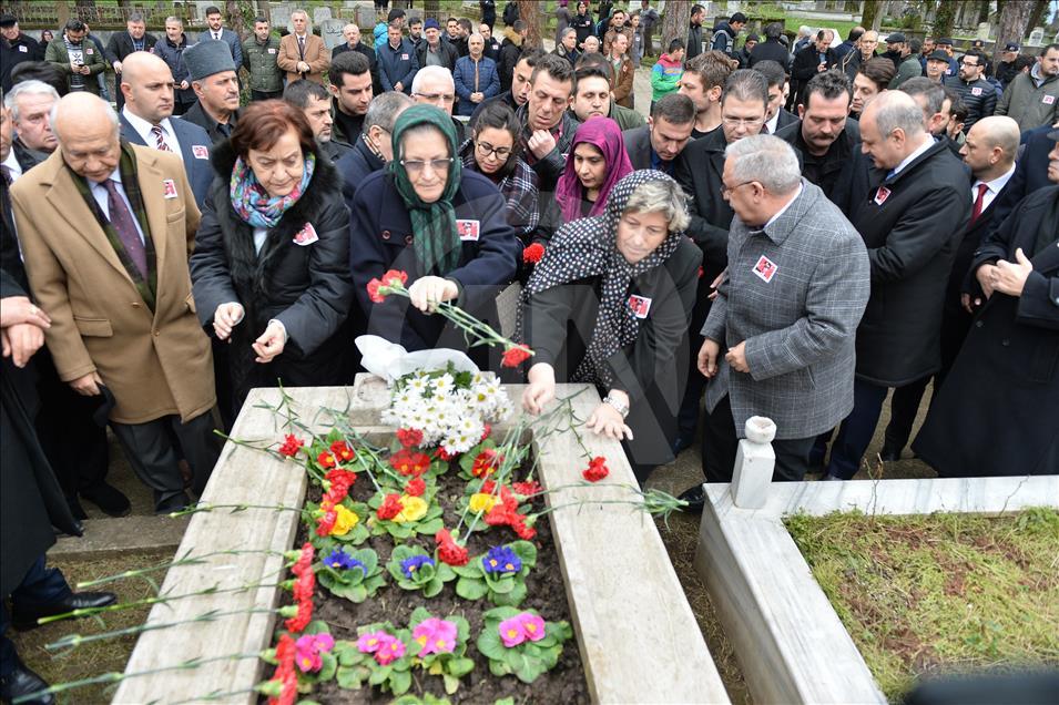 Gaffar Okkan mezarı başında anıldı