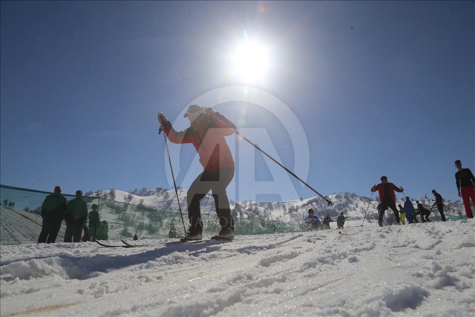 "مهرجان الثلج" في مدينة السليمانية 