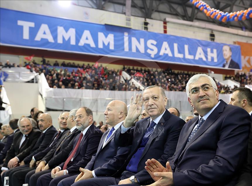 Türkiye Cumhurbaşkanı ve AK Parti Genel Başkanı Erdoğan, Erzurum'da