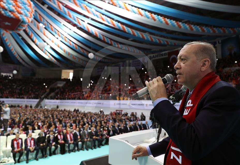 Türkiye Cumhurbaşkanı ve AK Parti Genel Başkanı Erdoğan, Gaziantep'te