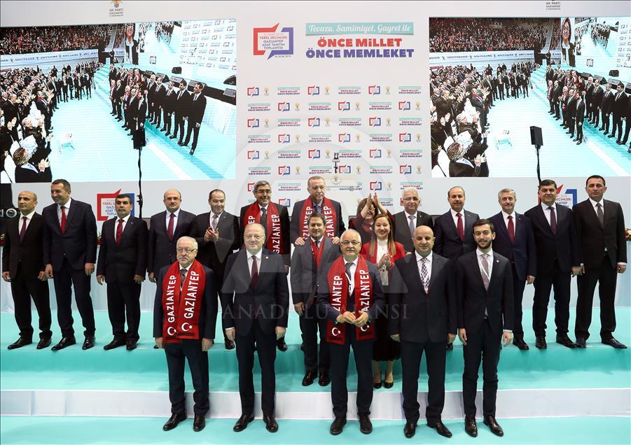 Türkiye Cumhurbaşkanı ve AK Parti Genel Başkanı Erdoğan, Gaziantep'te