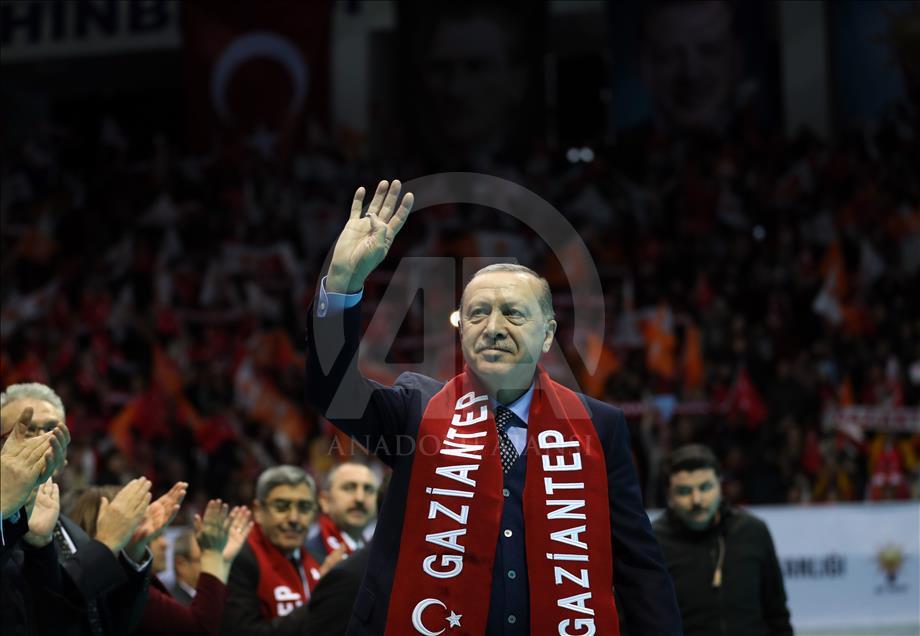 Türkiye Cumhurbaşkanı ve AK Parti Genel Başkanı Erdoğan, Gaziantep'te