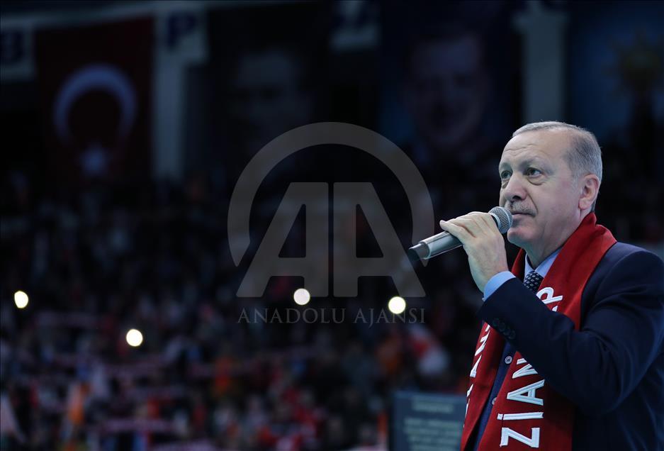 Türkiye Cumhurbaşkanı ve AK Parti Genel Başkanı Erdoğan, Gaziantep'te