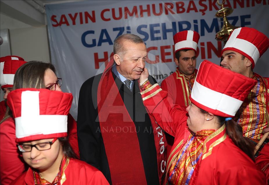Türkiye Cumhurbaşkanı ve AK Parti Genel Başkanı Erdoğan, Gaziantep'te