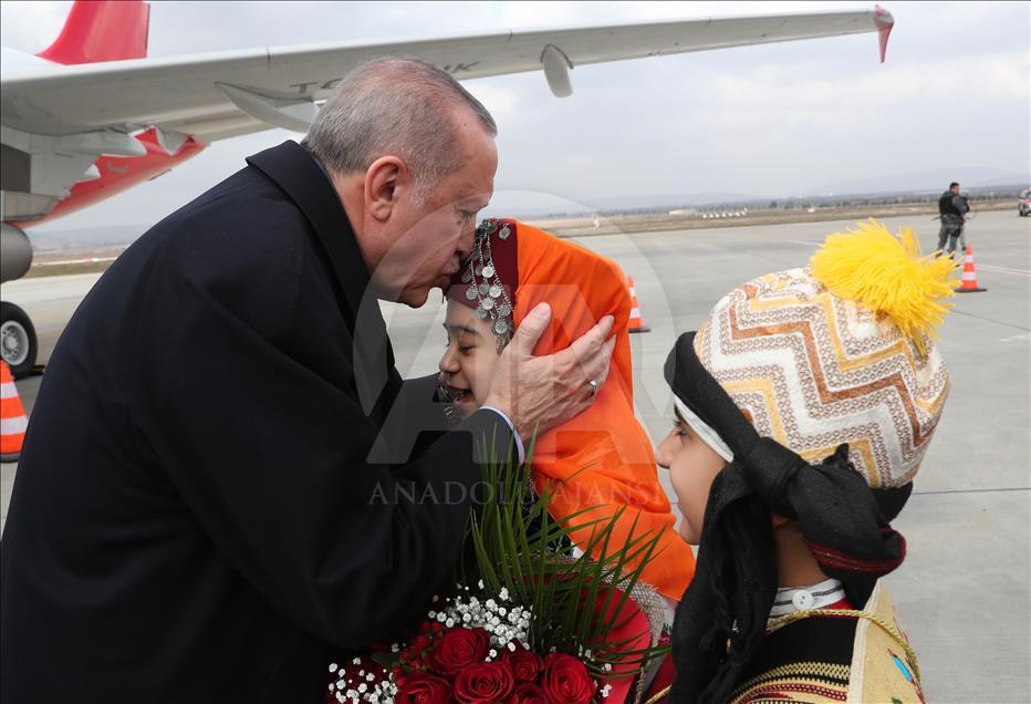 Türkiye Cumhurbaşkanı ve AK Parti Genel Başkanı Erdoğan, Gaziantep'te