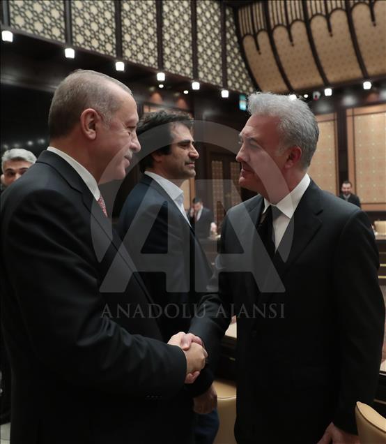 Cumhurbaşkanı Erdoğan, sinema sektörü temsilcilerini kabul etti