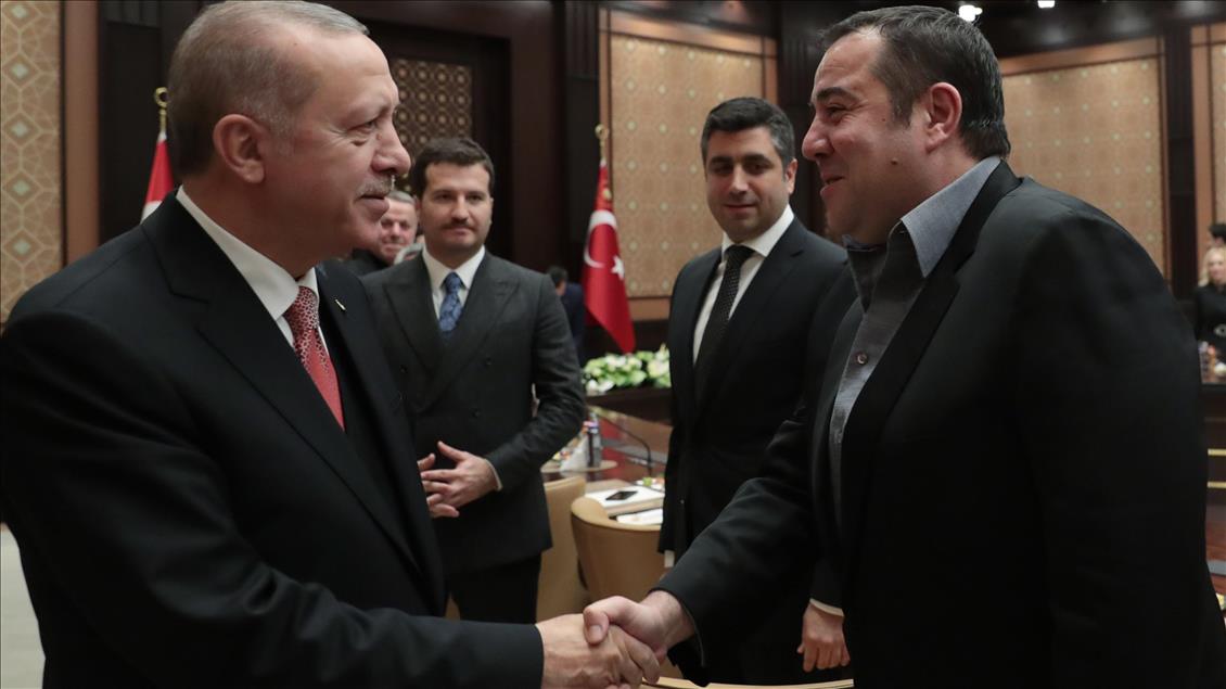 Cumhurbaşkanı Erdoğan, sinema sektörü temsilcilerini kabul etti