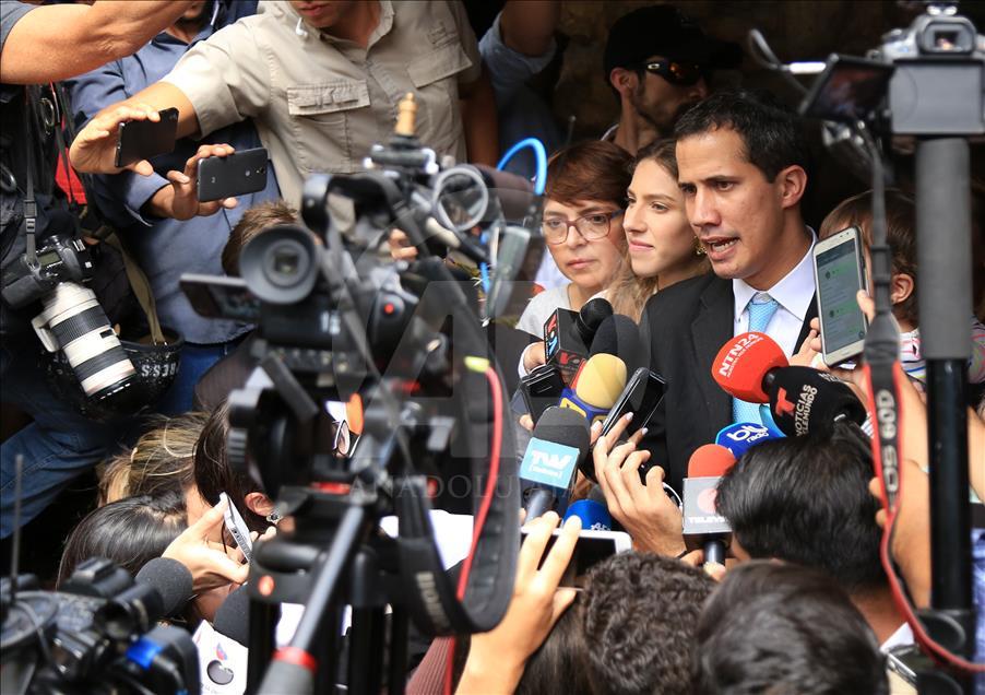 Venezuelan National Assembly's President Juan Guaido