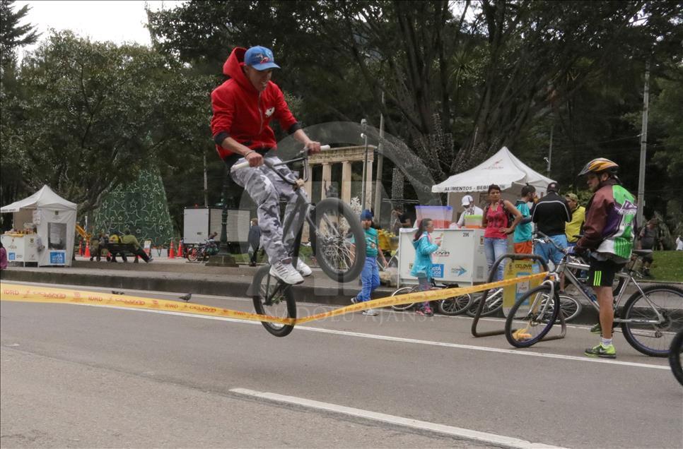 شوارع كولومبيا أيام الأحد.. للدراجات فقط
