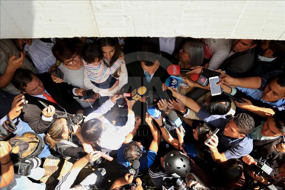 Venezuelan National Assembly's President Juan Guaido